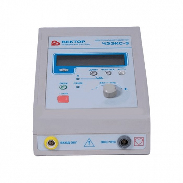 Электрокардиостимулятор временный портативный накожный чреспищеводный эндокардиальный ЭКС-ВП-3, Вектор-МС