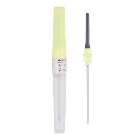 Игла двусторонняя стандартная 20G*1 12", 0,9 мм, 38 мм желтая (уп. 100 шт) 592120380