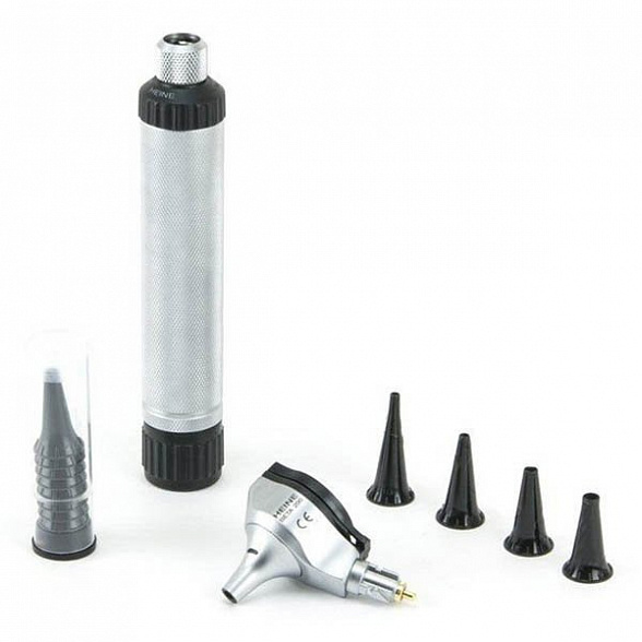 Фиброоптический отоскоп BETA 200 в наборе с рукояткой ВЕТА R 3,5 В перезаряжаемой штекерной Heine