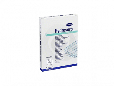 HYDROSORB COMFORT - Гидрогелевые повязки, 5шт, Германия (7,5 х 10 см)