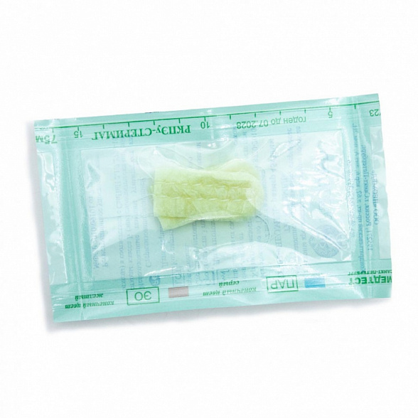 Тампон кровоостанавлвающий носовой впитывающий одноразовый стерильный ТН-"Неомед" 90*25 мм, №2