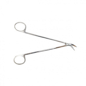 Ножницы сосудистые, горизонтально-изогнутые 160 мм, Surgiwell