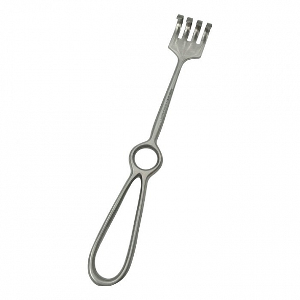 Крючок хирургический тупой четырехзубый N 3