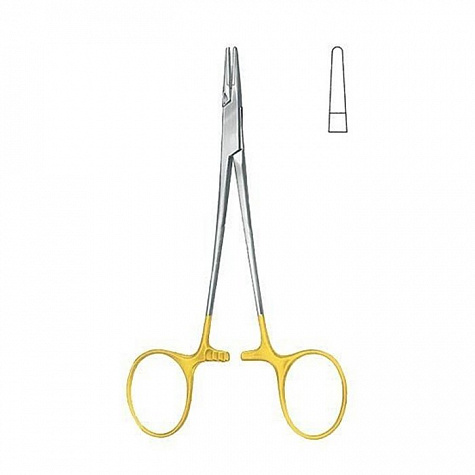 Иглодержатель по WEBSTER, гладкие поверхности, 12,5 см KLS Martin Иглодержатель по WEBSTER, гладкие поверхности, 12,5 см KLS Martin