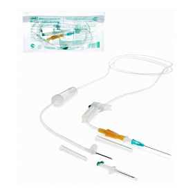 Система  Инфузионная для переливания растворов (металлическая шип), игла 0,80 х 40 - 21G, SFM, Германия