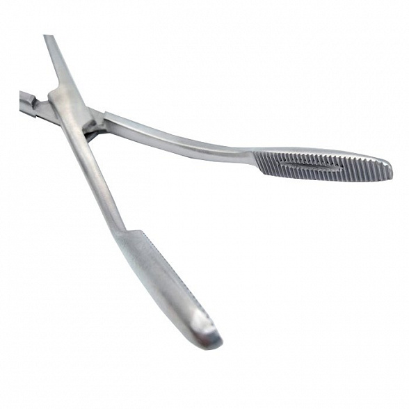 Зажимной инструмент Корнцанг изогнутый 260 мм Surgicon