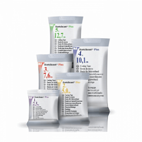 SCOTCHCAST Скотчкаст - иммобилизирующий жесткий бинт, бесцветный, 3М (7,6 см х 3,6 м)