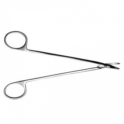 Ножницы сосудистые вертик. изогнут. по радиусу, 158 мм Ножницы сосудистые вертик. изогнут. по радиусу, 158 мм