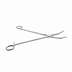 Зажим кровоостанавливающий, зубчатый, изогнутый №3, 285 мм. Surgiwell