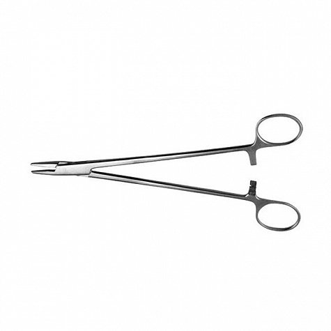 Иглодержатель сосудистый твердосплавный, 250 мм