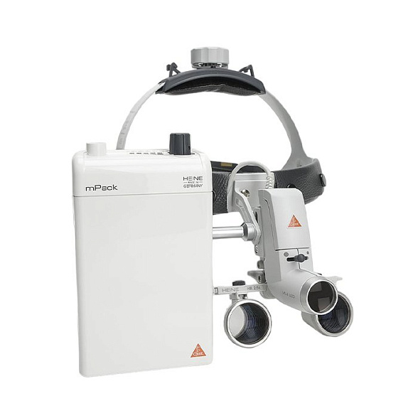 Осветитель медицинский налобный ML4 LED c mPack и трансформатором Heine