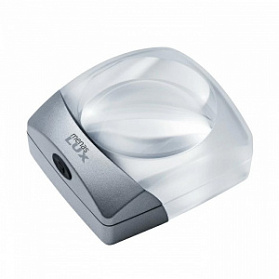 Лупа светопольная менисковая асферическая настольная с подсветкой Eschenbach menas LUX, диаметр 63 мм, 3.0х