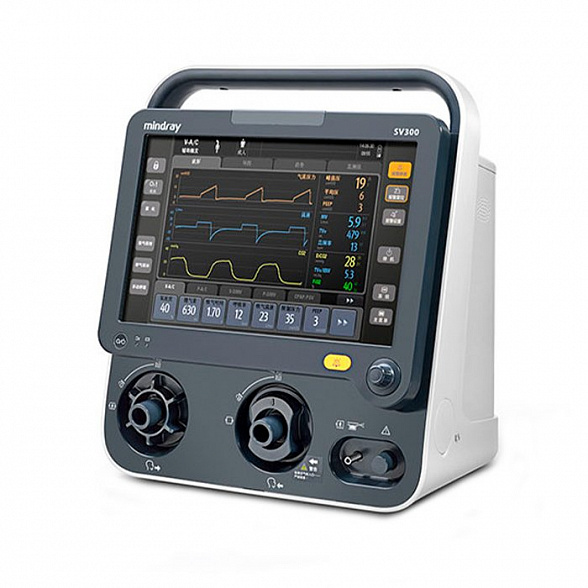 Аппарат искусственной вентиляции легких Mindray SV 300, капнометрия в боковом потоке
