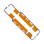 Носилки медицинские ковшовые Defeng DDJ-3C, с ремнями