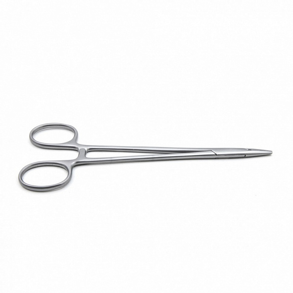 Иглодержатель MAYO-HEGAR, сосудистый, прямой, 160мм (И-10-4р), МИЗТ