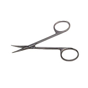 Ножницы Iris изогнутые 115 мм (Ножницы глазные тупоконечные, вертикально - изогнутые 115 мм) Sammar