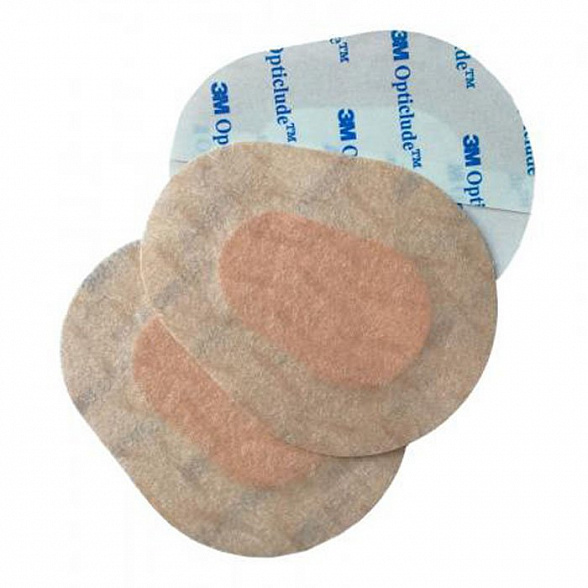 Opticlude Maxi 1539 - глазные клеящиеся повязки 5,7 см х 8,0 cм бежевые (50 шт.) 3М