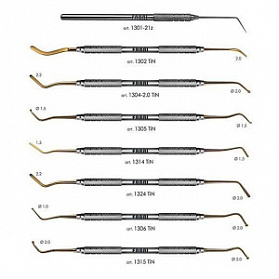 Набор терапевта (8 инстр) Покрытие TiN (Арт. 1300 TiN)
