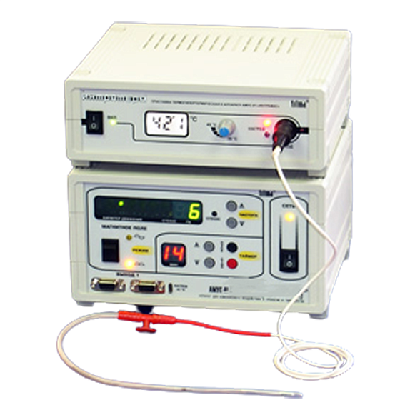 Приставка "ИНТРАТЕРМ" к аппарату АМУС-01-"ИНТРАМАГ" с мужским комплектом катетеров