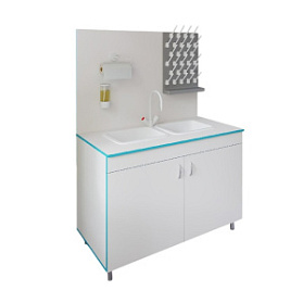 Лабораторный стол-мойка МО НВК 1200 ПП
