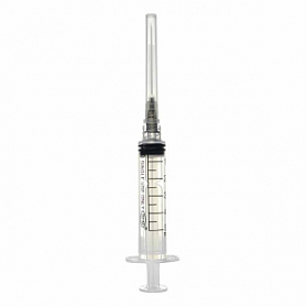 Шприц 5 мл (3-х) SFM, одноразовый стерильный с надетой иглой 0,70х40-22G (LUER LOCK), 30 шт