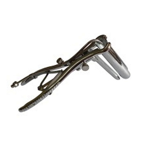 Зеркало ректальное трехстворчатое, со сплошными губками, без световодной насадки