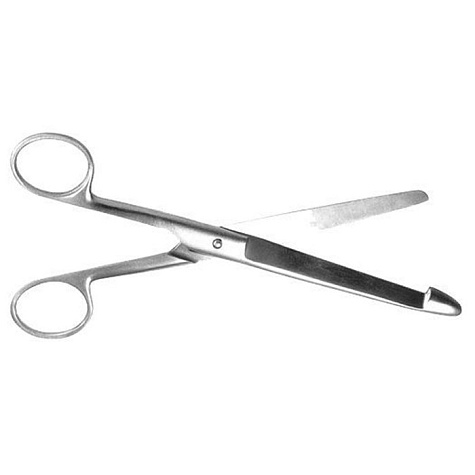 Ножницы анатомические кишечные, прямые, 205 мм