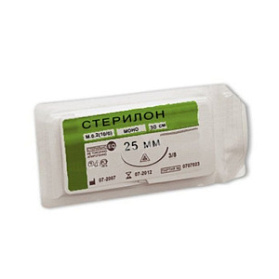 Шовный материал Стерилон М 1 (5/0) отрезки (240 см)