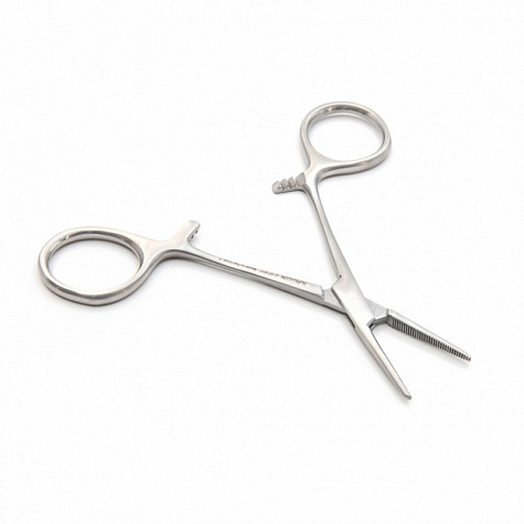 Зажим артериальный Halsted-Mosquito10см, прямой