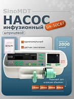 Насос инфузионный шприцевой SN-50C6T, SinoMDT