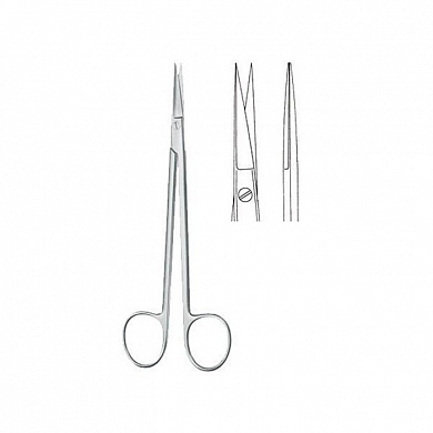 Ножницы хирургические, по KELLY, прямые, 16 см KLS Martin