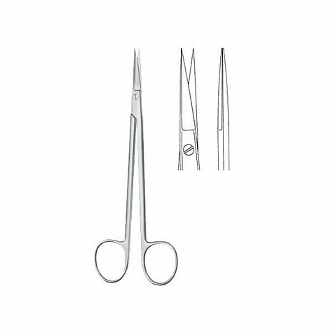 Ножницы хирургические, по KELLY, прямые, 16 см KLS Martin