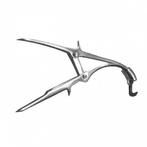 Кусачки реберные универсальные с изогн, ножом