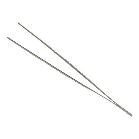 Пинцет сосудистый с двойной нарезкой ПА 150х2,0, Surgicon