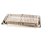 Штатив Флоринского лабораторный на 100 гнезд, алюминий