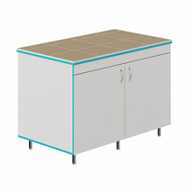 Закрытый стол для работы стоя со столешницей из керамогранитной плитки СЛЗ НВК 1200 КГ Закрытый стол для работы стоя со столешницей из керамогранитной плитки СЛЗ НВК 1200 КГ