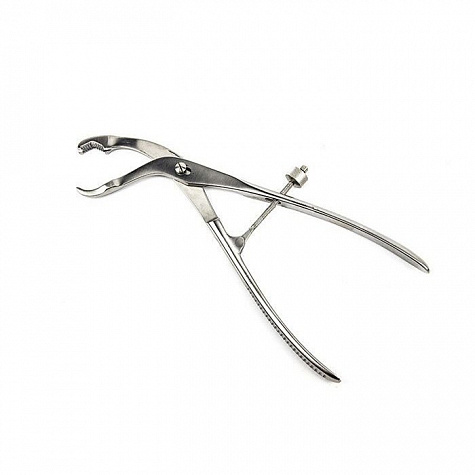 Костодержатель изогнутый, длина 280 мм., Surgicon