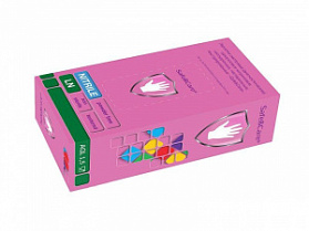 Перчатки Safe&Care смотровые нитриловые (4038) черные LN/1000, Малайзия (M)