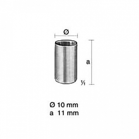 NOPA KD818/11 Наконечник аспирационный, 11мм/10мм
