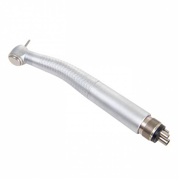 CX207-F-TP - турбинный наконечник с генератором света, с ортопедической головкой, для 4-х канального соединения, Coxo