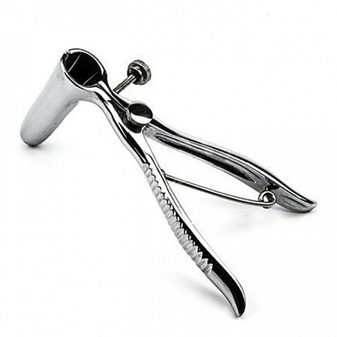 Зеркало ректальное двухстворчатое со сплошными губками