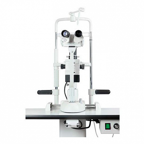 Лампа щелевая ЛС-01 Зенит с офтальмологическим столом Stern Lift