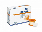 Пластырь фиксирующий гипоаллергенный для чувствительной кожи Omnipor 5 м  (Ширина 5 см)