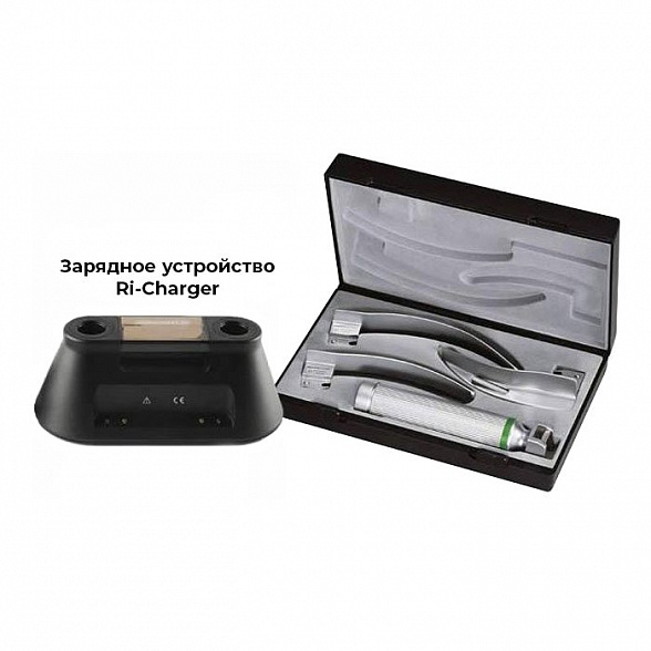 Ri-modul Macintosh набор ларингоскопов (лампа ксенон 2,5В) батареечная рук. С Riester