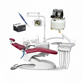 Комплект: стоматологическая установка Mercury 550 + компрессор Mercury HK-1EW-30 (ND-70) + встраиваемый скалер Baolai Bool C6