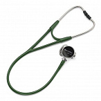 Стетофонендоскоп Harvey DLX кардиологический с тройной головкой Welch Allyn (Зеленый)