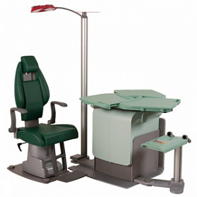 Рабочее место врача офтальмолога модель 10.330.00 Meccanottica Mazza