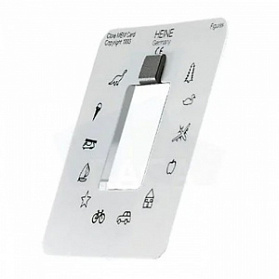 Карта фиксационная для насадки ретиноскопической Heine