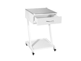 Тумба медицинская металлическая ТМк-01, 1 ящик