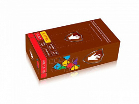 Перчатки латексные повышенной прочности Safe&Care High Risk однократного хлорирования, Малайзия (SCHR (S))